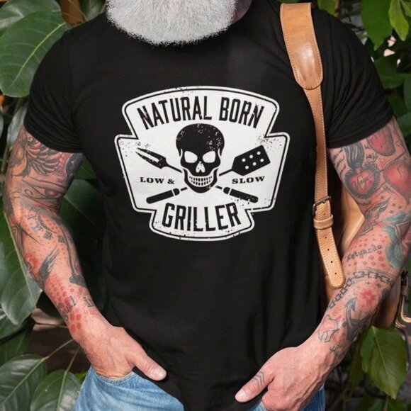 Tops - BBQ T-Shirt Funny Grilling Outdoor Cooking Tee